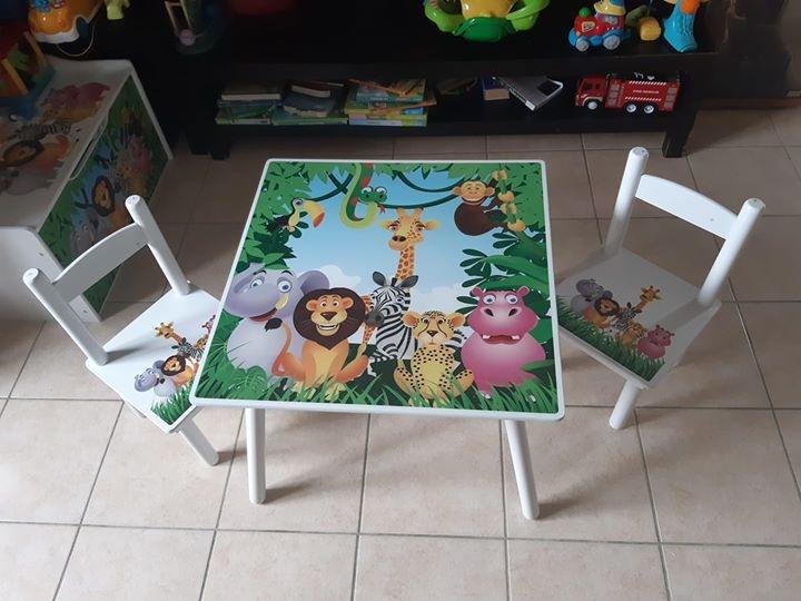 Avis Table et chaises Montessori Leomark pour enfants – couleur blanche