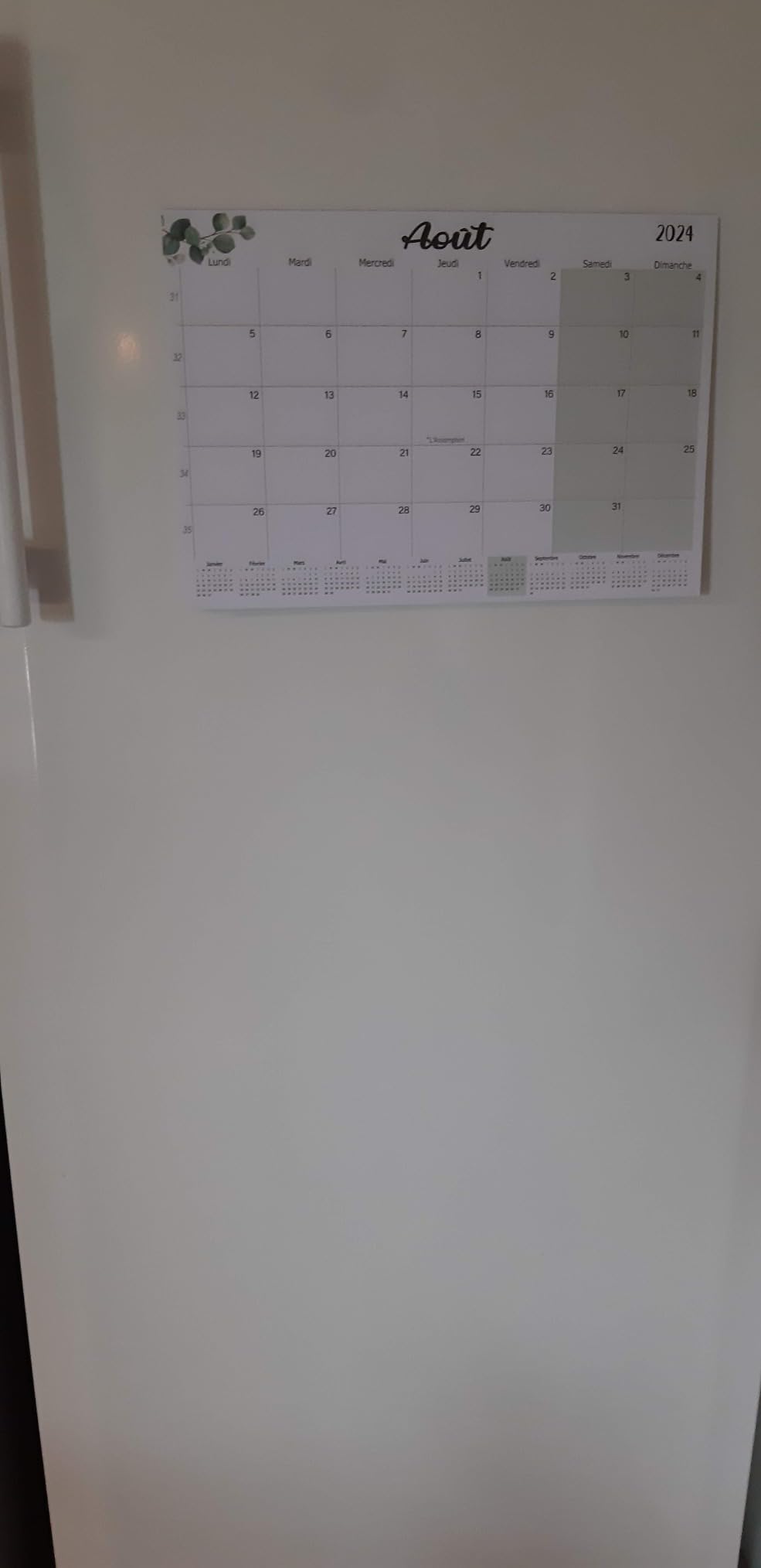 Avis Calendrier de l’Avent Montessori magnétique 2024-2025 pour frigo et bureau
