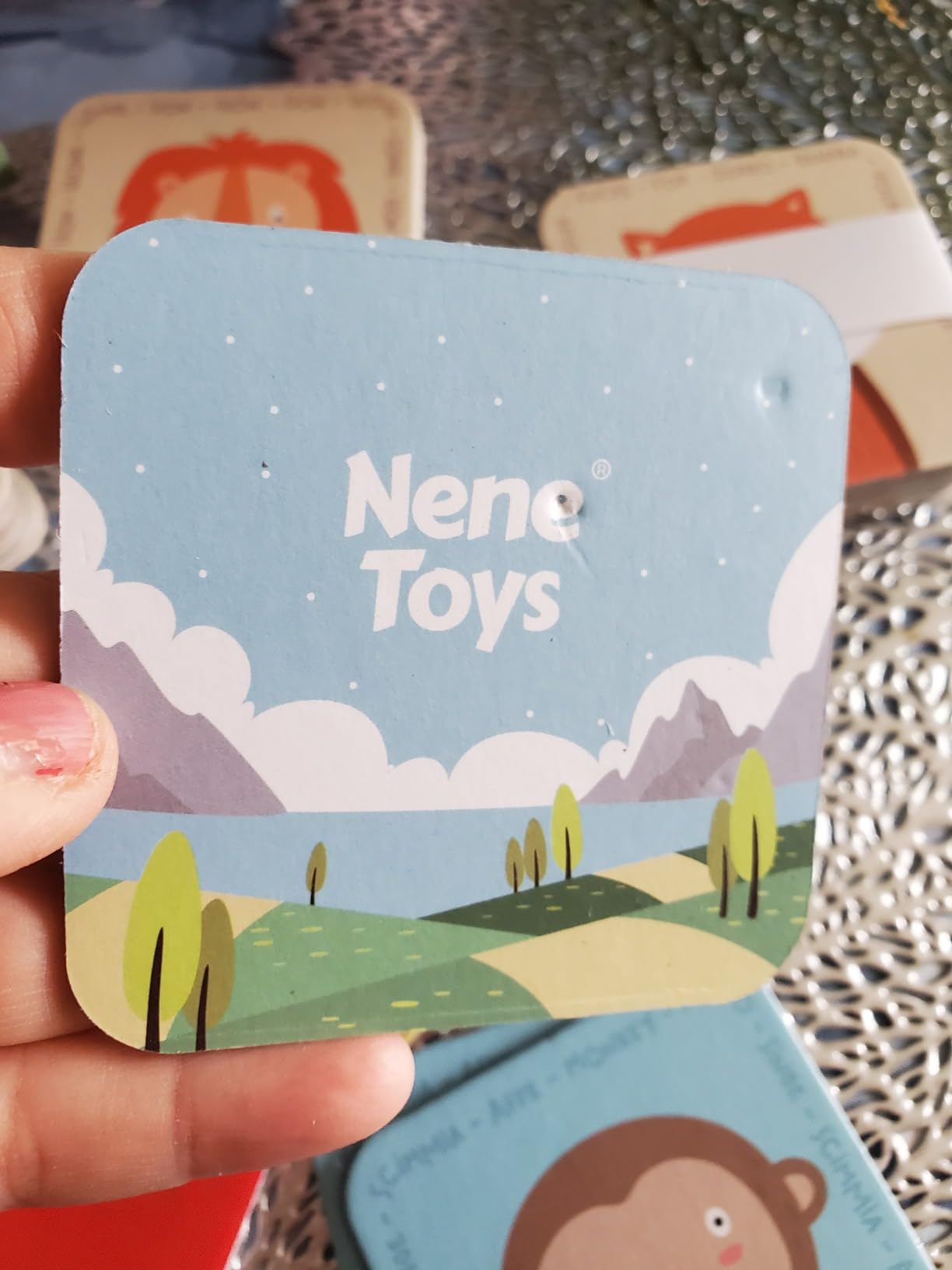 Avis Jeu de mémoire Montessori Nene Toys avec cartes d’animaux pour enfants de 2 à 5 ans