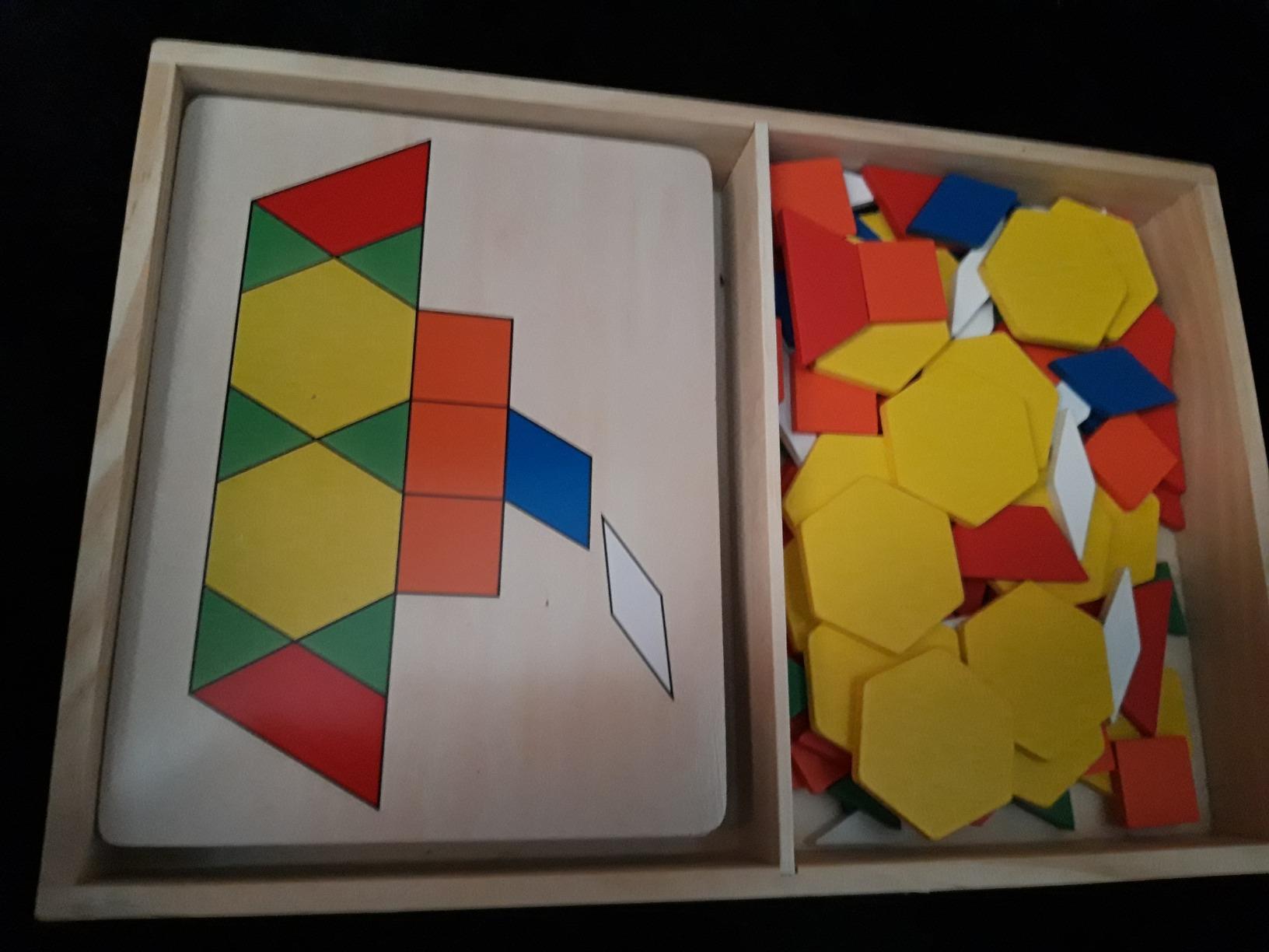 Avis Blocs et Planches de Motifs Montessori : Jouet d’Apprentissage en Bois pour Enfants de 3-6 ans