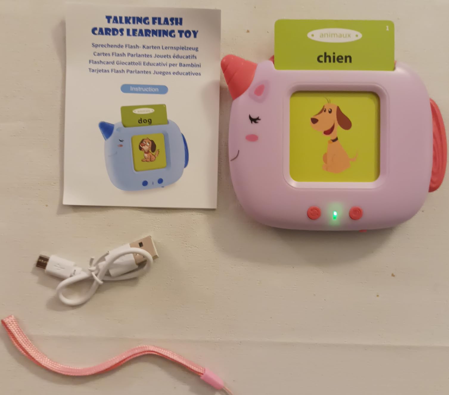 Avis Carte flash parlante Montessori : jeu éducatif pour l’apprentissage de l’alphabet dès 12 mois