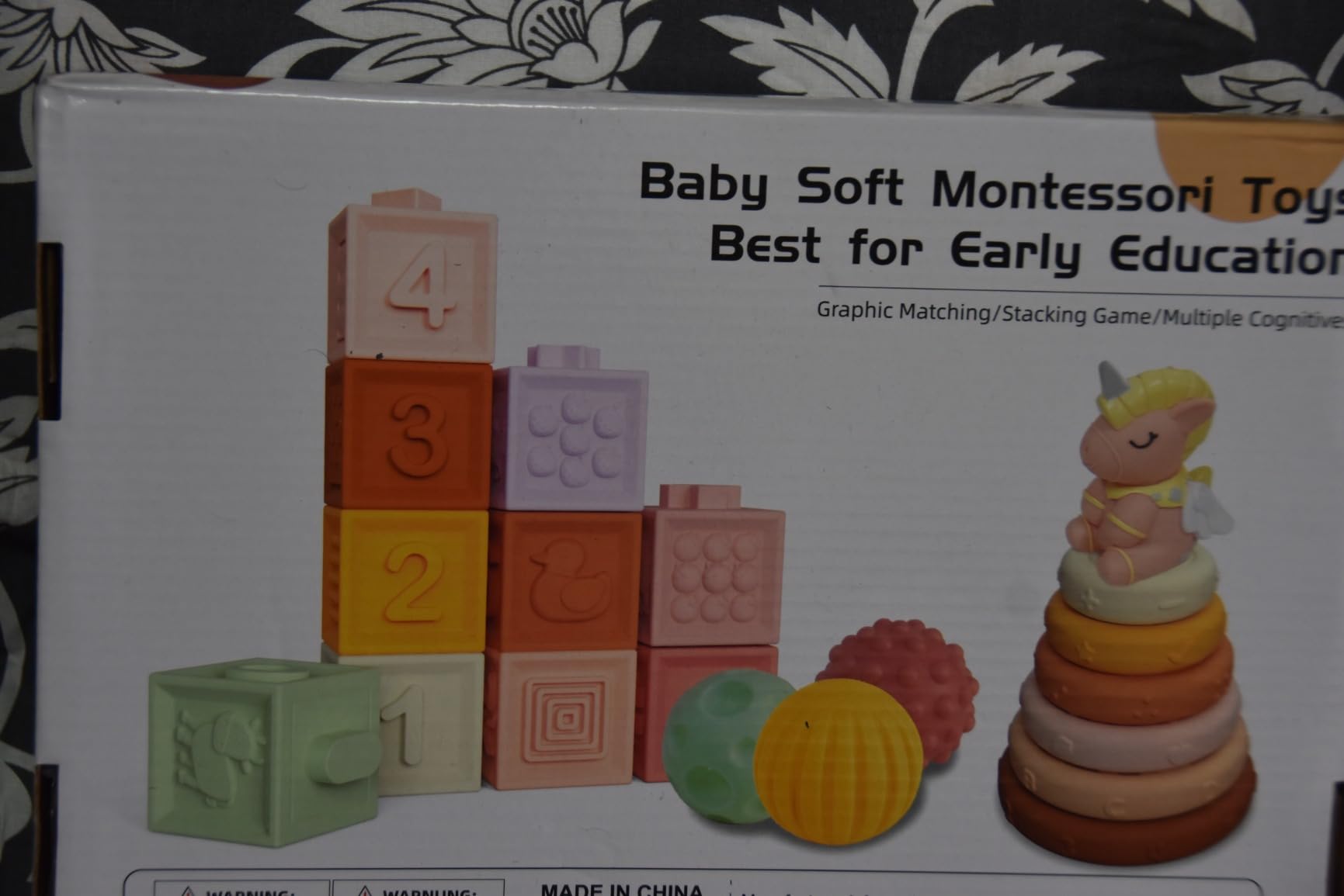 Avis Cube d’activité bébé 4 en 1 Montessori : jouet sensoriel pour l’éveil de bébé