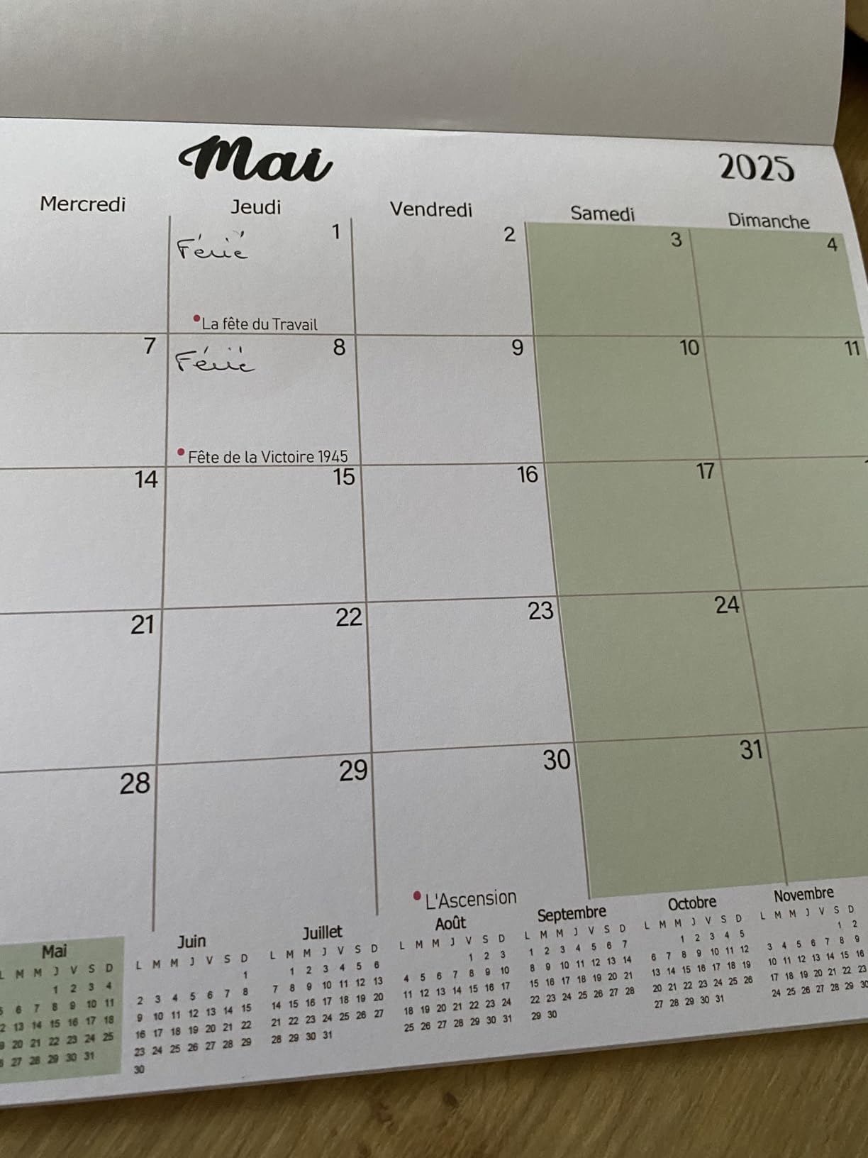 Avis Calendrier de l’Avent Montessori magnétique 2024-2025 pour frigo et bureau