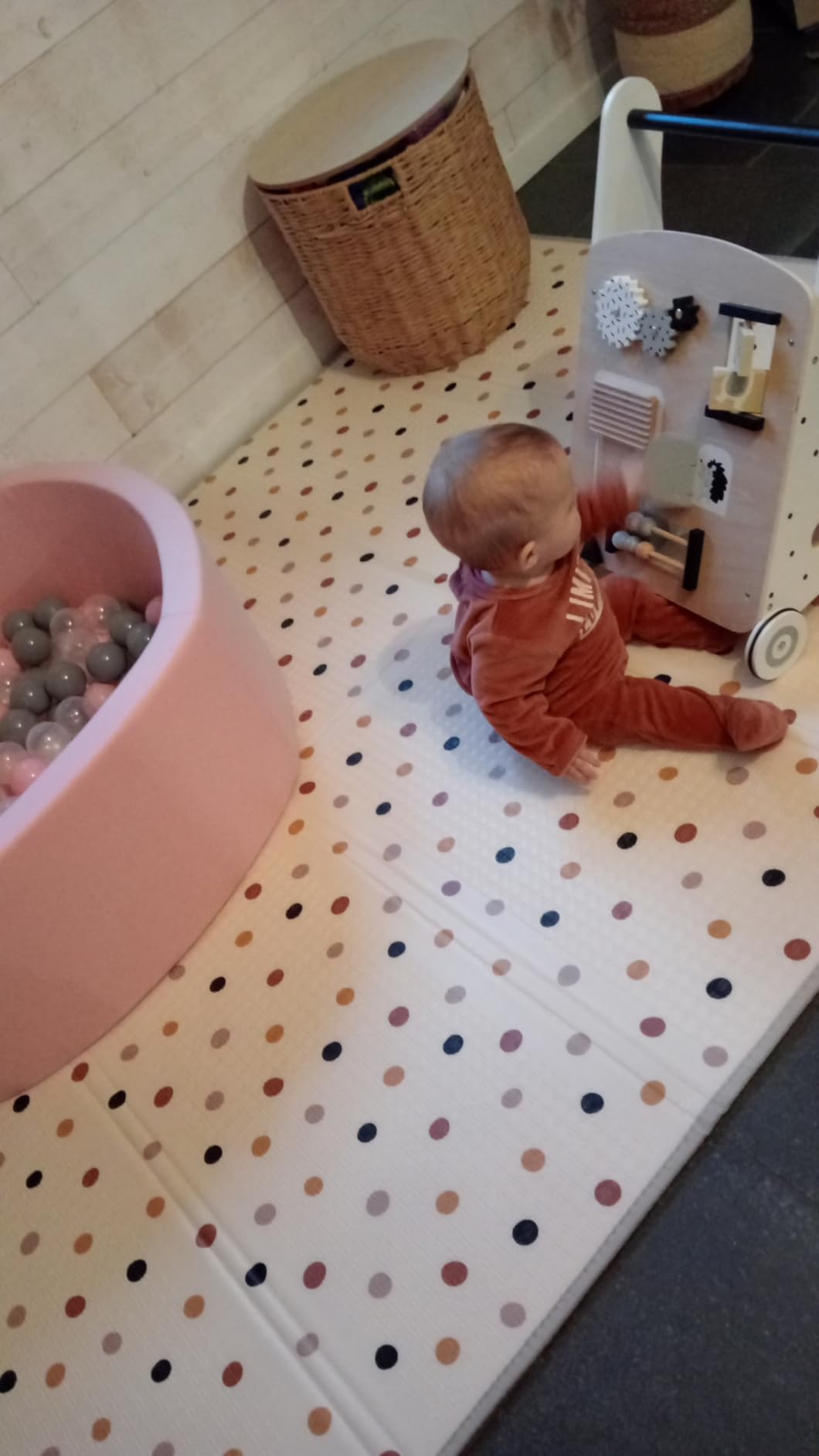 Avis Tapis d’éveil Montessori Bubba Bear XXL pour bébé – Développement sensoriel