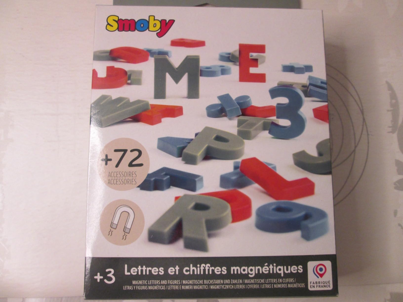 Avis Kit d’apprentissage Montessori : 72 Lettres et Chiffres Magnétiques Smoby
