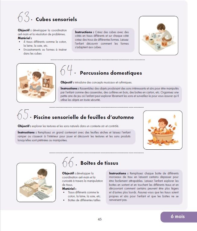 Avis Guide Pratique Montessori : 325 Activités pour Bébés 0-3 ans