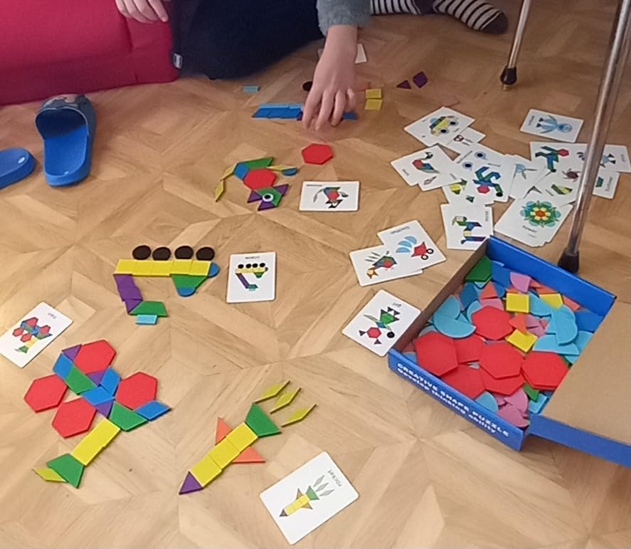 Avis Puzzle Tangram Montessori en bois 210 pièces : jeu éducatif pour enfants