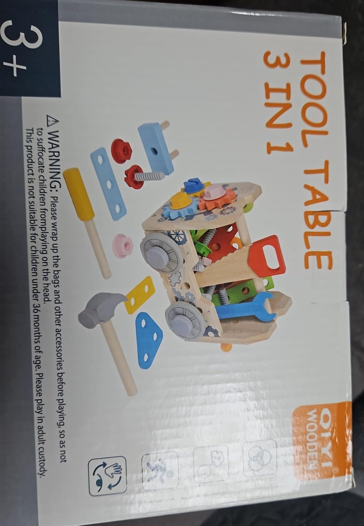 Avis Etabli enfant en bois Jonrryin : outil Montessori pour l’apprentissage du bricolage