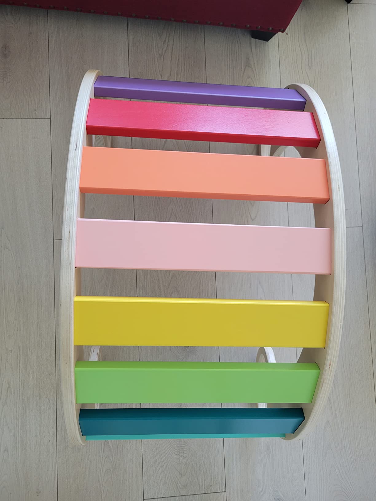 Avis Jouet d’escalade Montessori arc-en-ciel pour tout-petits : ensemble en bois Tookyland