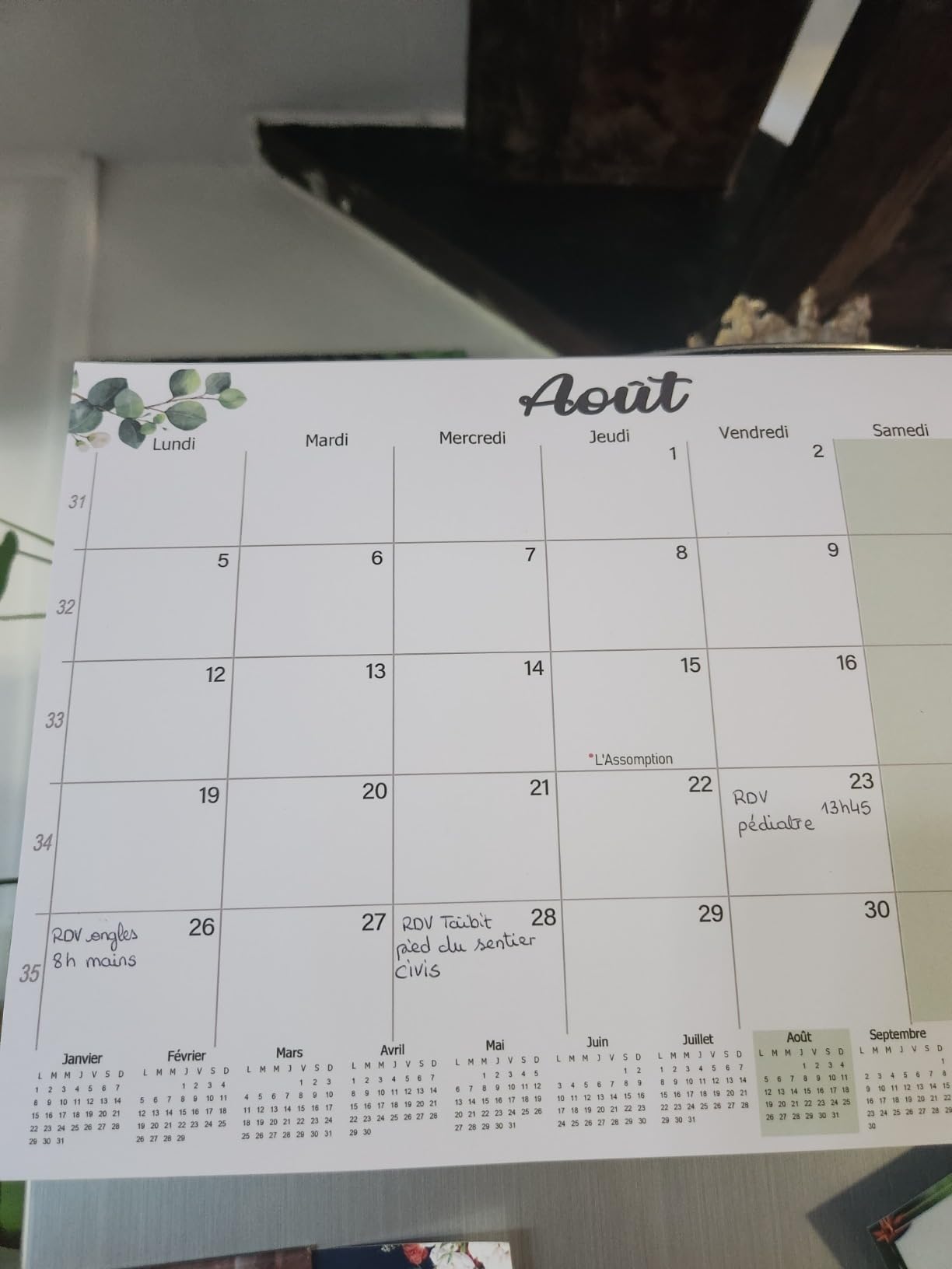 Avis Calendrier de l’Avent Montessori magnétique 2024-2025 pour frigo et bureau