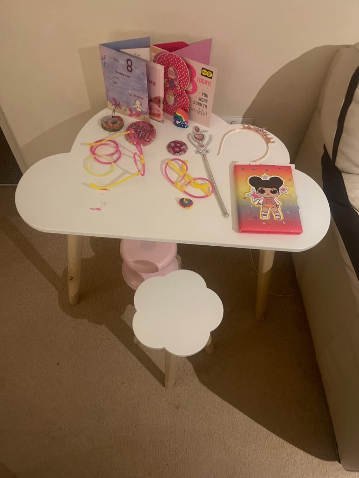 Avis Ensemble table et tabourets Montessori pour enfants de 3 à 8 ans Haus Projekt
