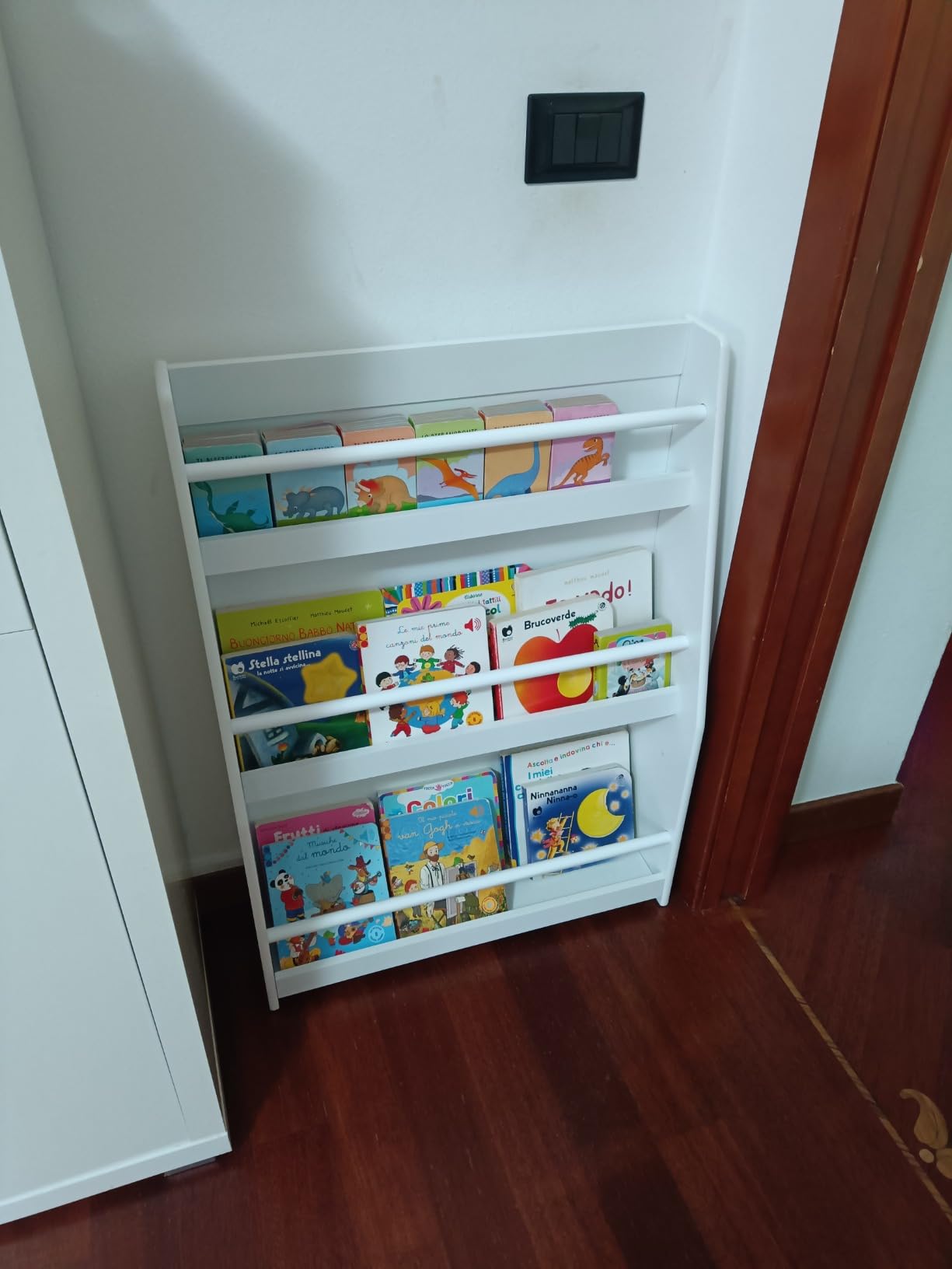 Avis Bibliothèque Montessori Lestarain pour enfants : rangement et étagère en MDF et bois