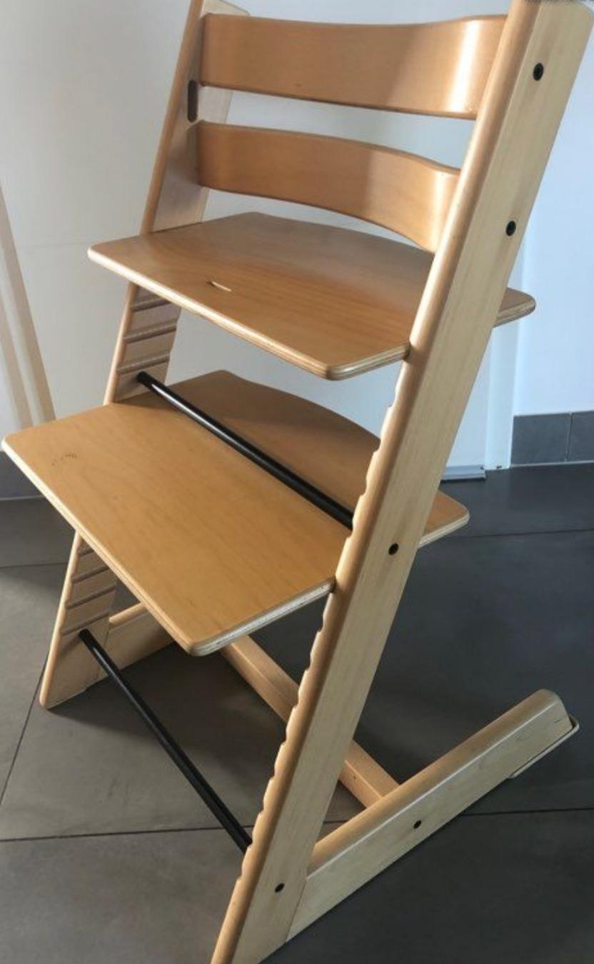 Avis Chaise haute Montessori Stokke Tripp Trapp Natural ajustable pour bébés