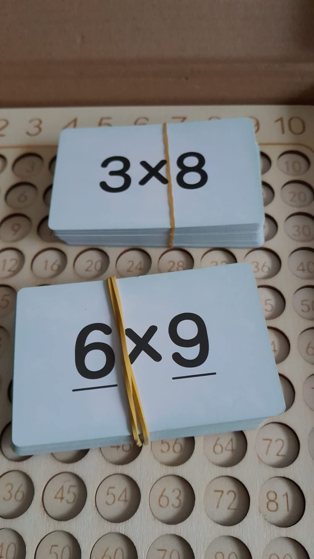 Avis Table de multiplication Montessori en bois pour enfants de 3 ans et plus