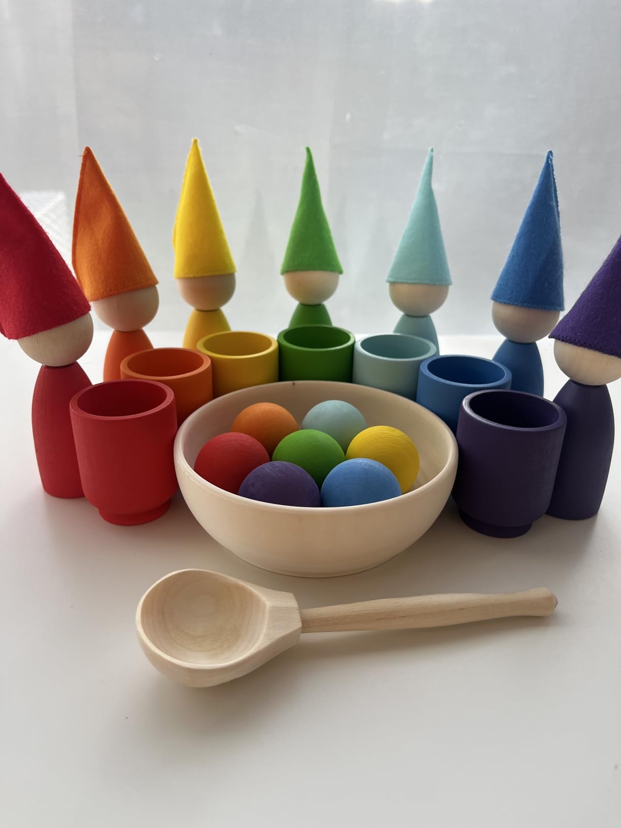 Avis Jouet Montessori Ulanik : apprentissage du comptage et tri de couleur avec poupées et balles