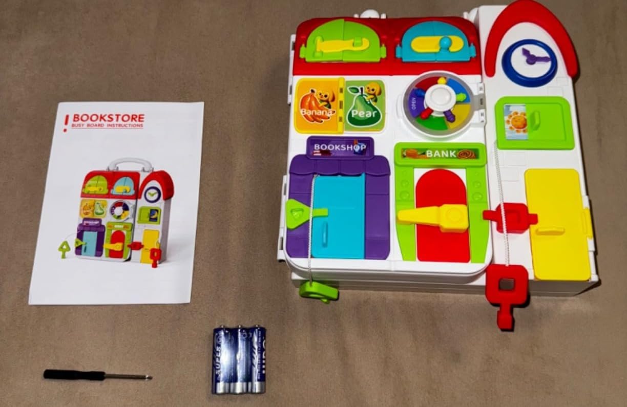 Avis Planche d’Activité Montessori 20 en 1 pour Tout-Petits : Jouet Éducatif Sensoriel