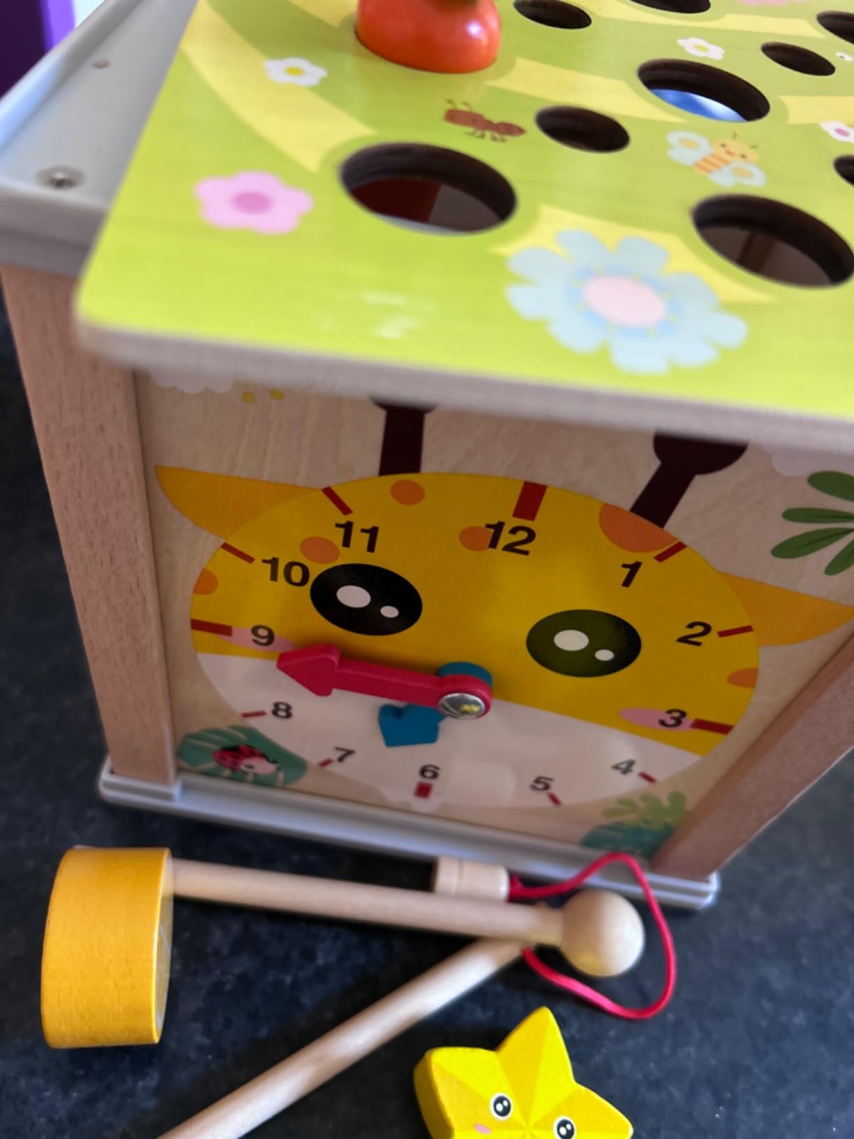 Avis Cube de motricité Montessori 6 en 1 : jouet éducatif en bois pour bébé dès 3 ans