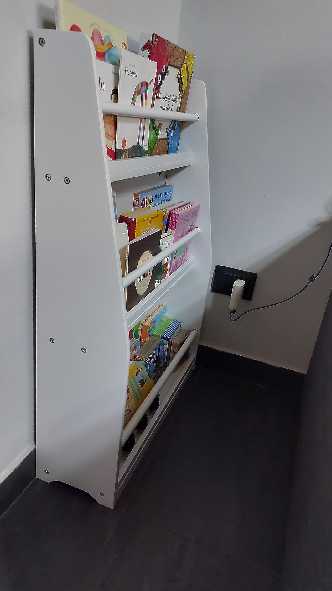 Avis Bibliothèque Montessori Lestarain pour enfants : rangement et étagère en MDF et bois