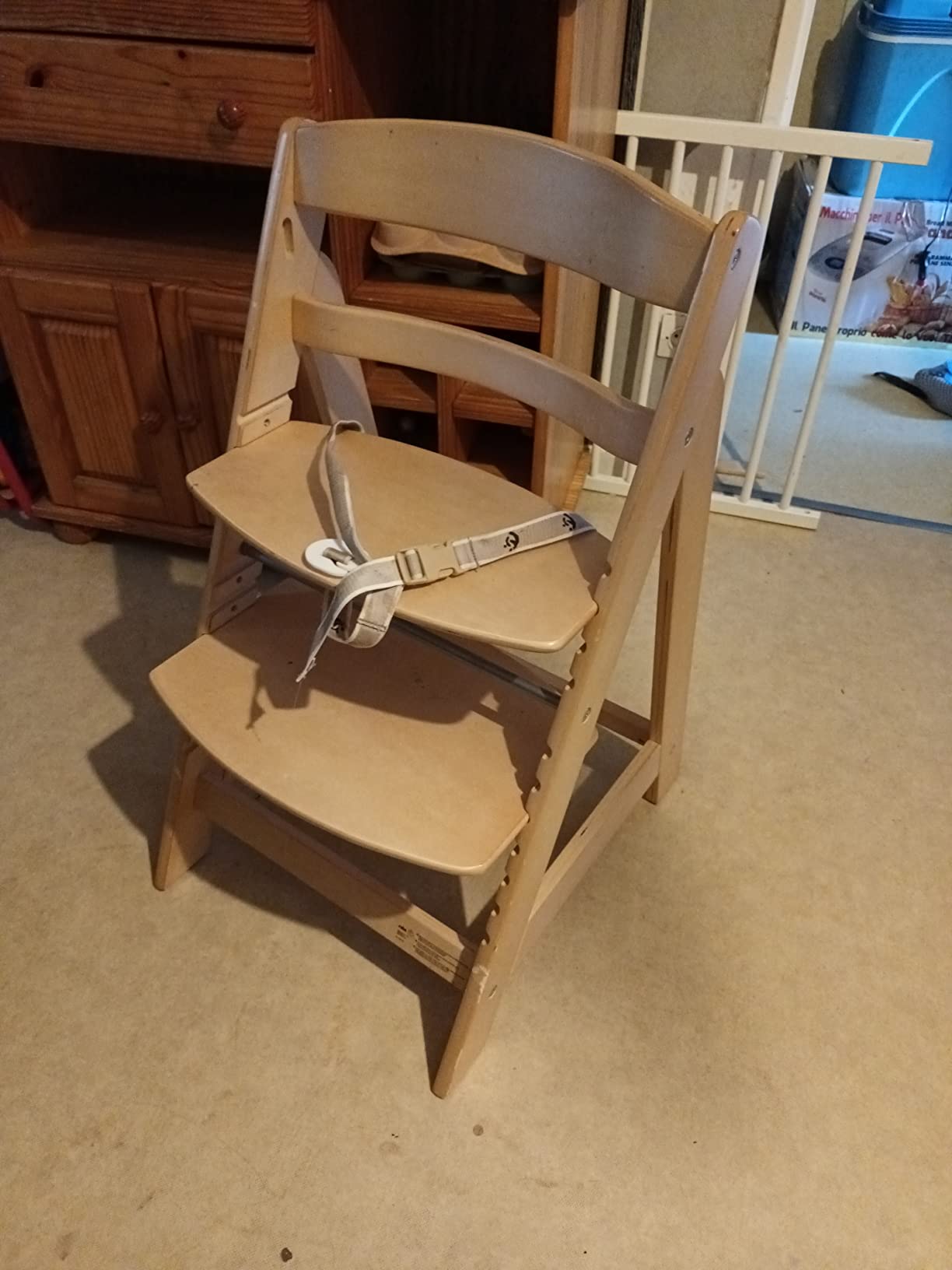 Avis Chaise haute évolutive Montessori Roba Sit Up Click en bois naturel