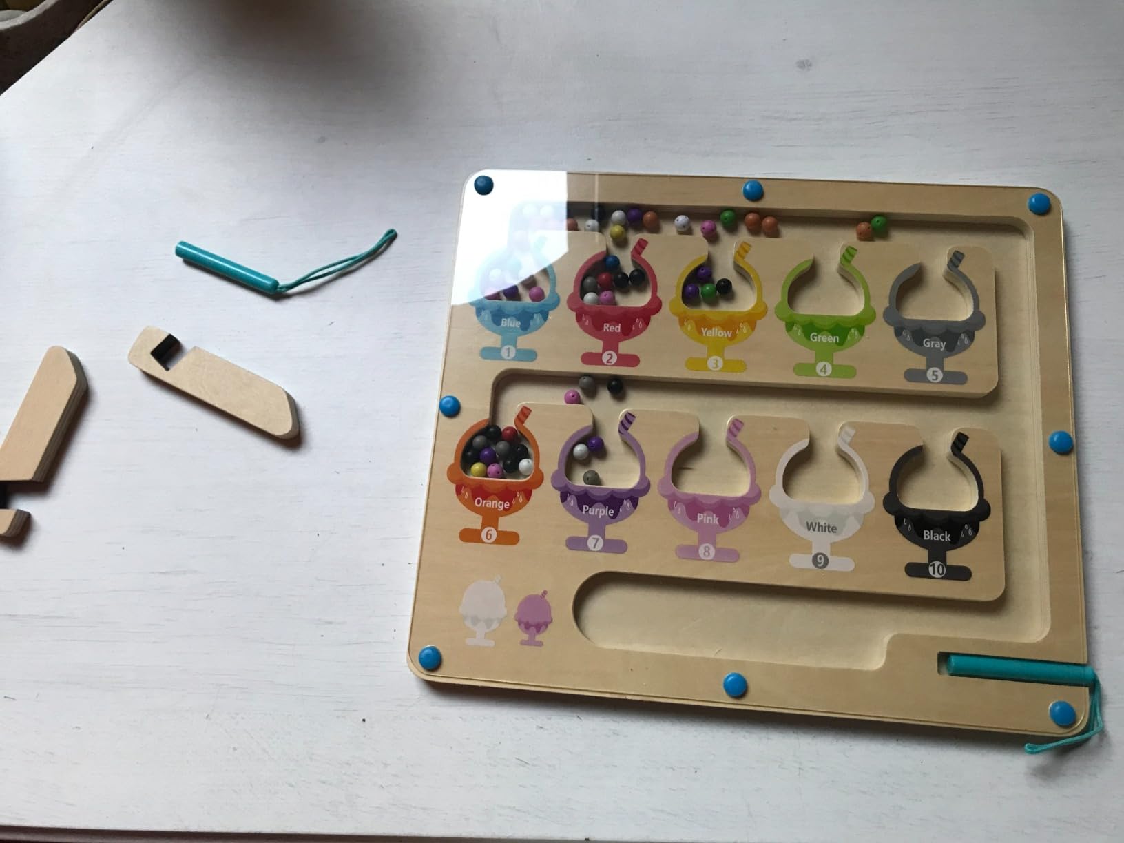 Avis Jouet éducatif Montessori CRIOLPO pour apprentissage des couleurs et comptage, 2-5 ans