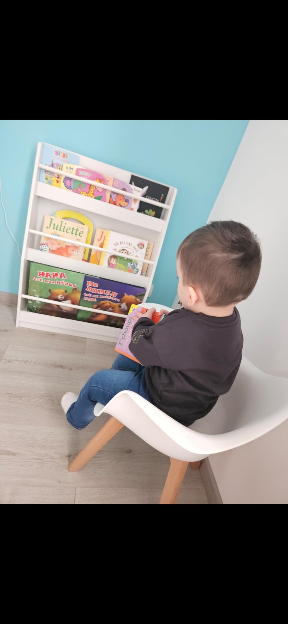 Avis Bibliothèque montessorienne pour enfants : étagère à livres pratique et esthétique