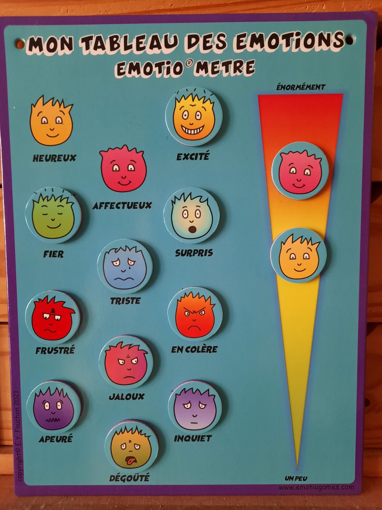 Avis Tableau magnétique Emotio : apprendre les émotions dès 3 ans à la manière Montessori