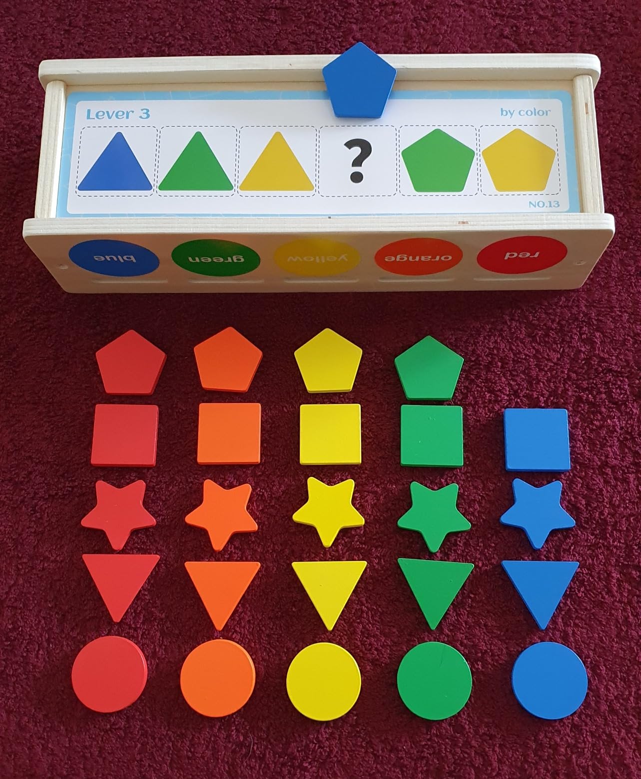 Avis Puzzle Montessori JustWood : Apprendre les formes et couleurs pour les enfants de 1 à 3 ans