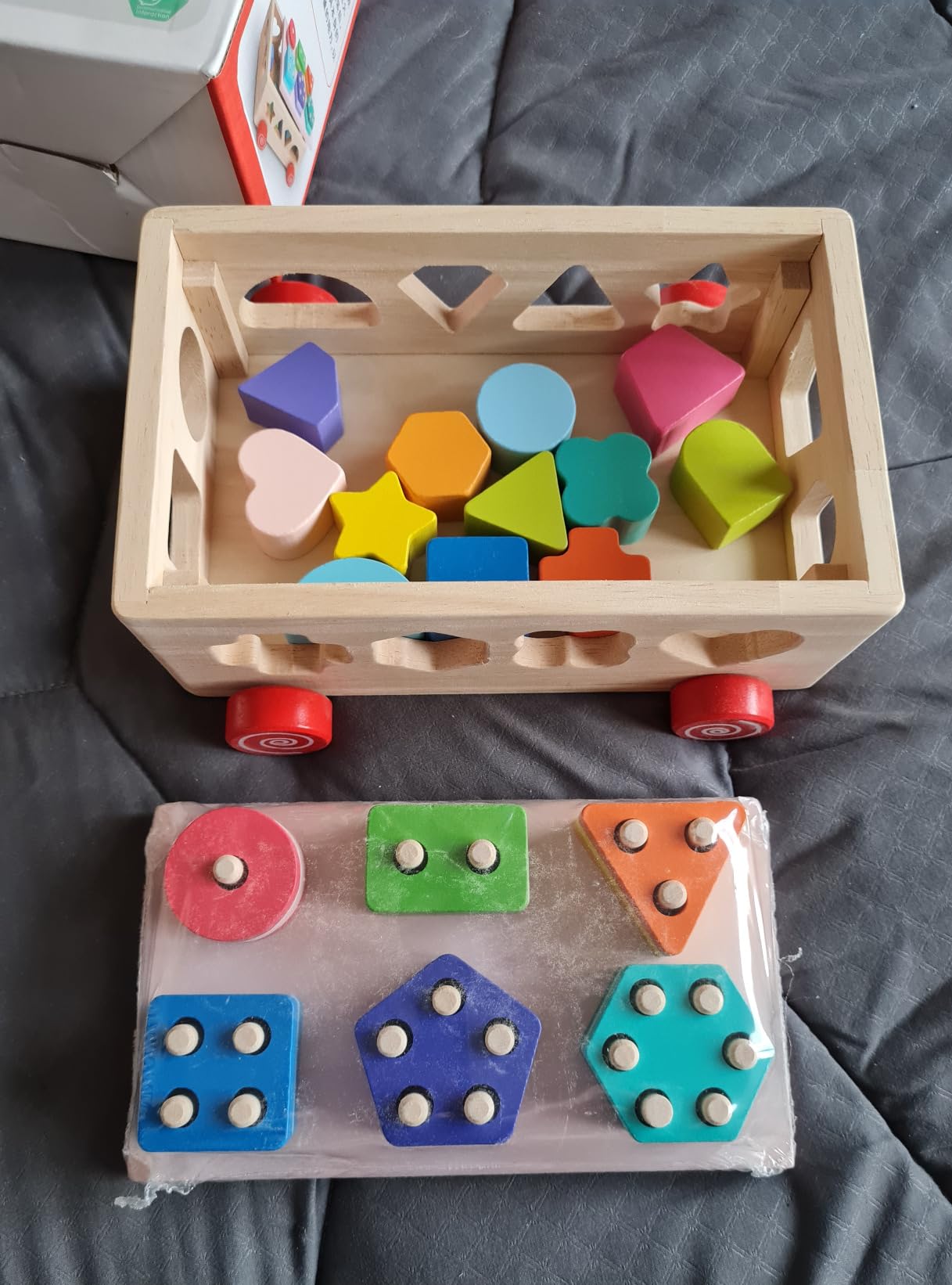 Avis Cube de tri des formes Montessori : jouet en bois éducatif pour enfants dès 2 ans