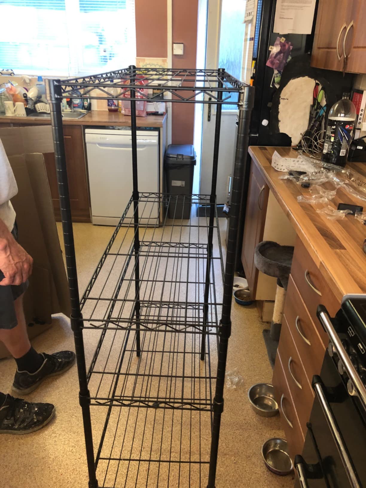 Avis Étagère de Rangement Actask 3 Niveaux Montessori en Acier Noir