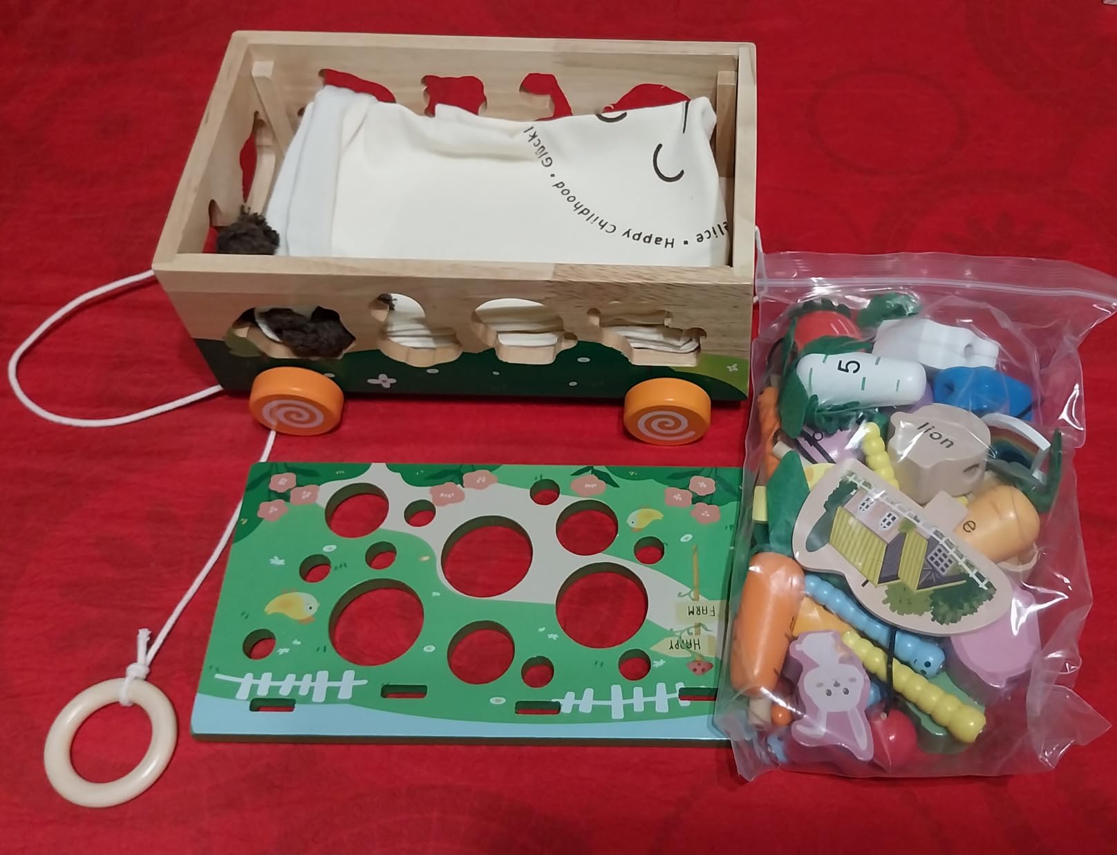 Avis Jeu de la ferme Montessori MutoToy® : jouet éducatif en bois pour bébé 1 à 4 ans