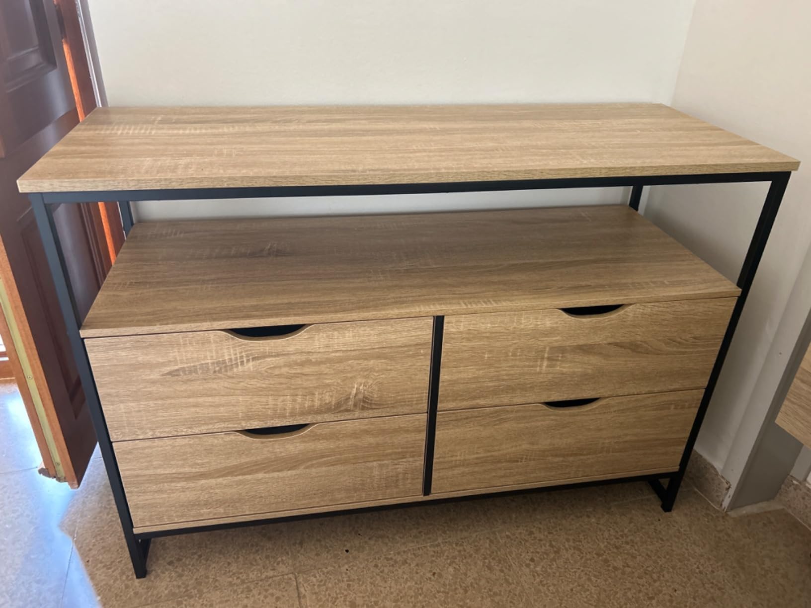 Avis Commode Montessori 4 tiroirs Detroit au design industriel