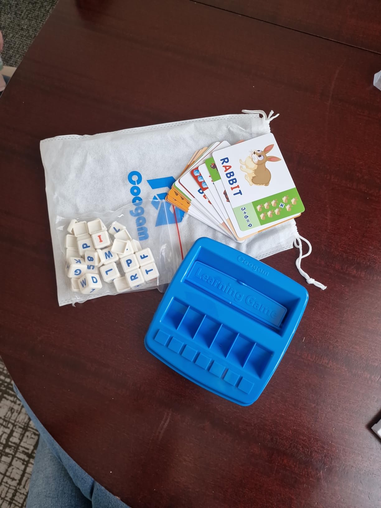 Avis Jeu d’apprentissage des lettres Montessori Coogam pour enfants