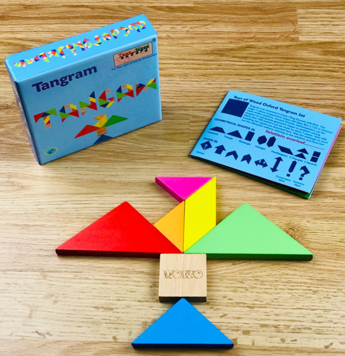 Avis Puzzle Tangram Montessori en bois : jeu de logique et apprentissage des formes géométriques