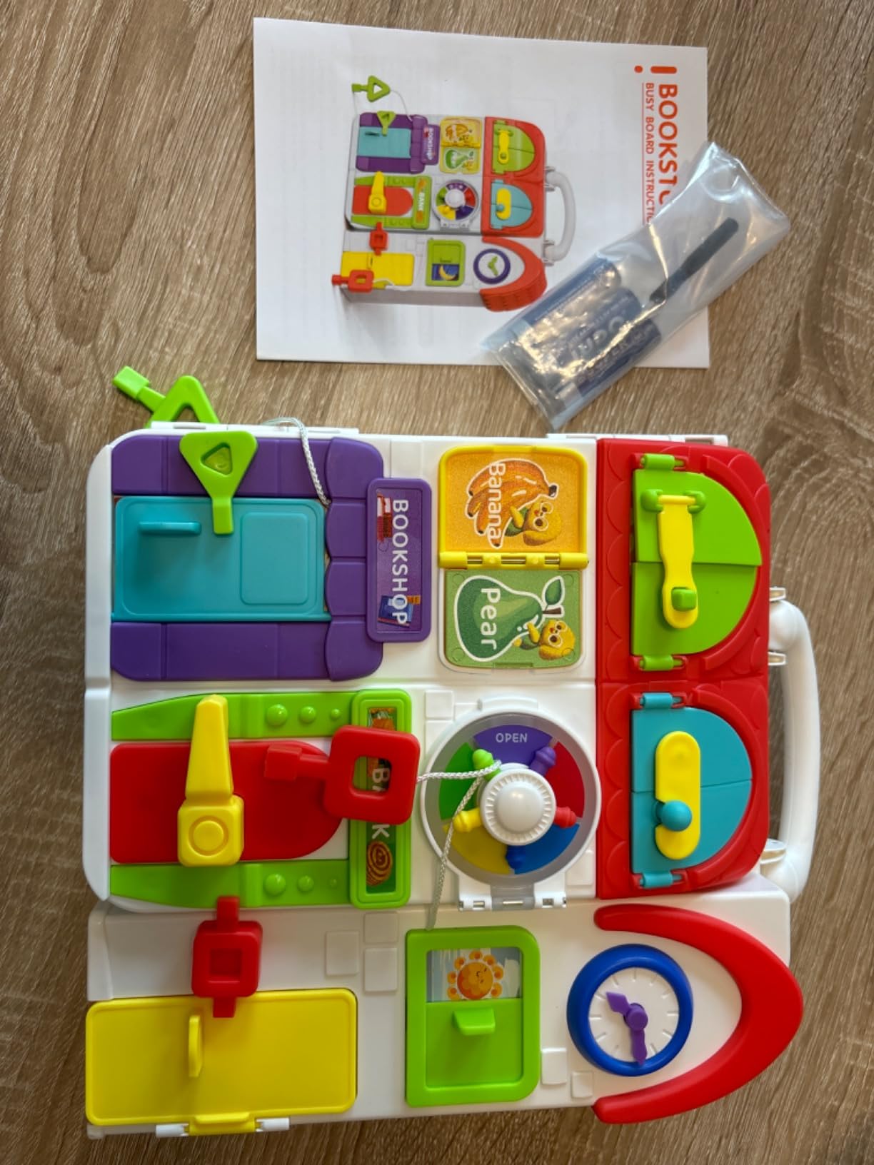 Avis Planche d’Activité Montessori 20 en 1 pour Tout-Petits : Jouet Éducatif Sensoriel
