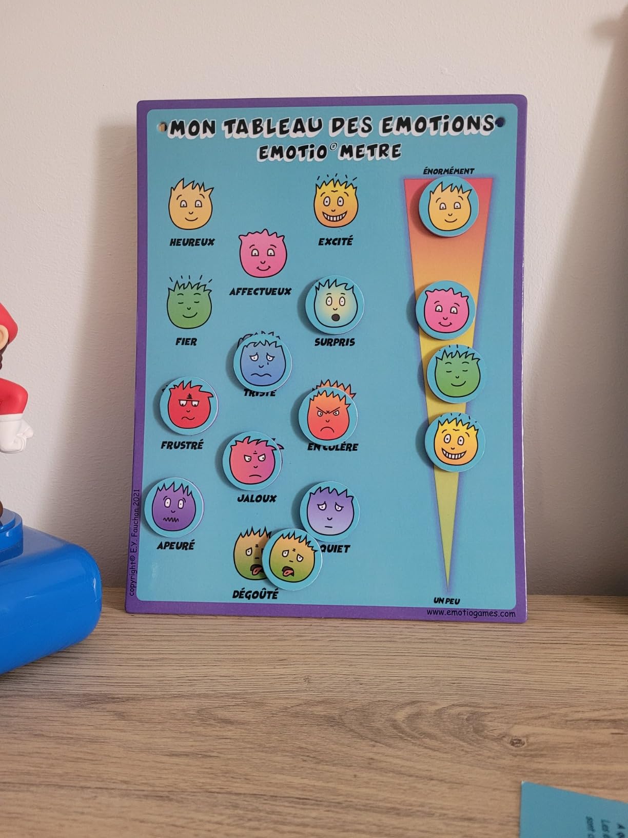 Avis Tableau magnétique Emotio : apprendre les émotions dès 3 ans à la manière Montessori