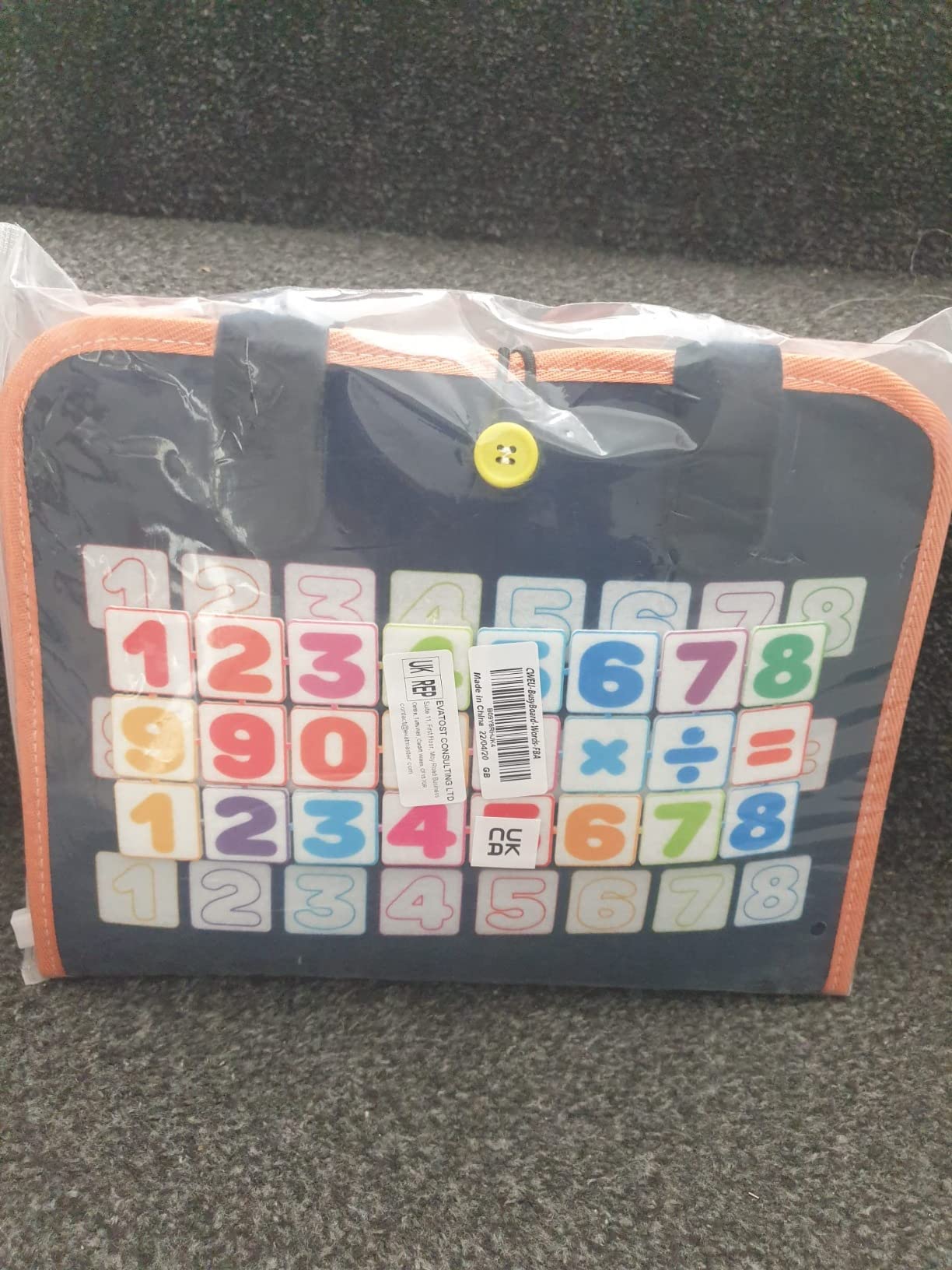 Busy Board Montessori Portable - Tableau Sensoriel Activités Motricité Fine 1-4 Ans | Cadeau Enfant Voyage