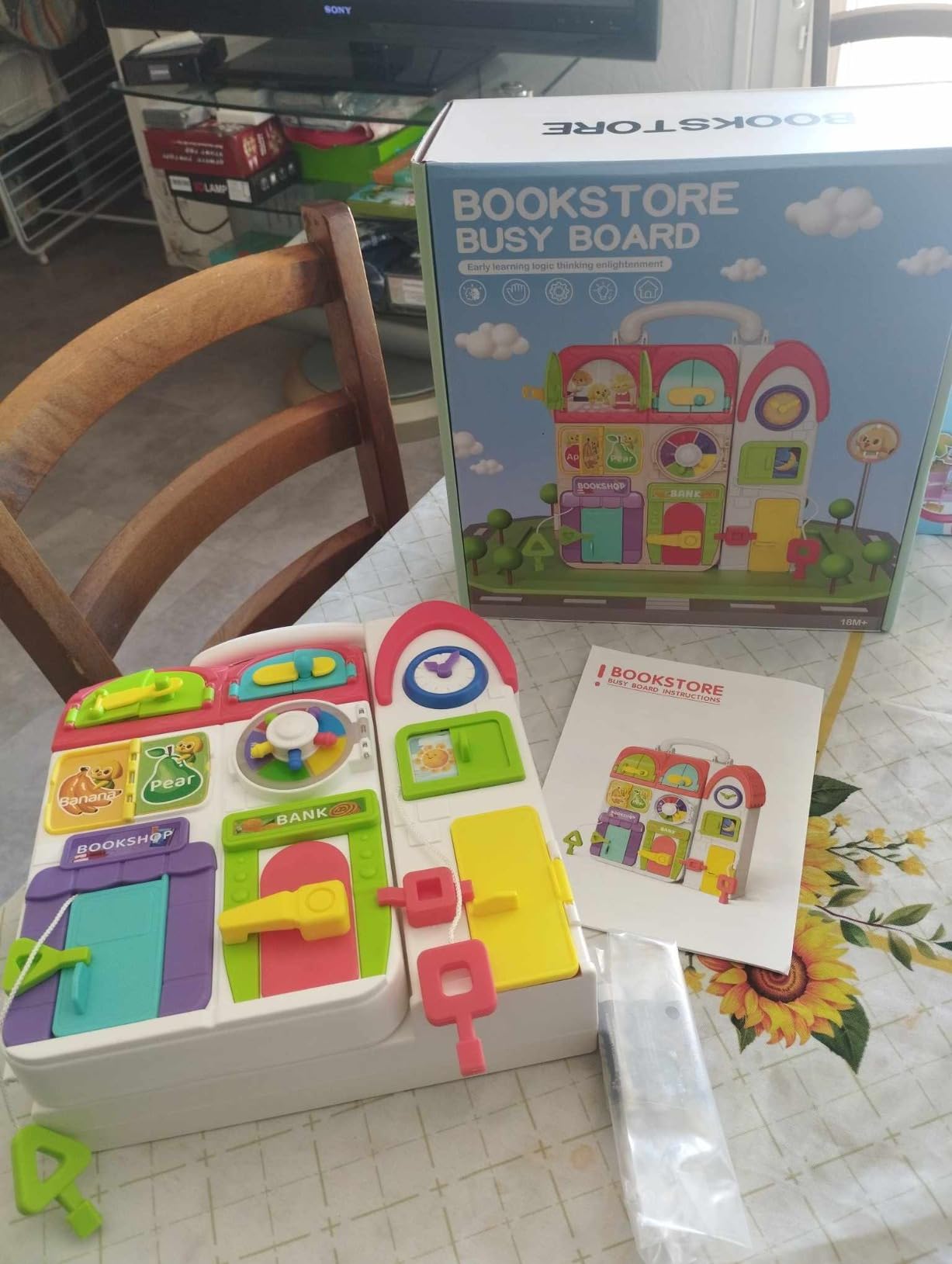 Avis Planche d’Activité Montessori 20 en 1 pour Tout-Petits : Jouet Éducatif Sensoriel