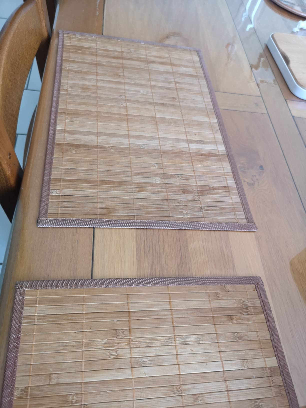 Avis Set de table Montessori LOVECASA en bambou : 6 pièces résistantes à la chaleur et lavables