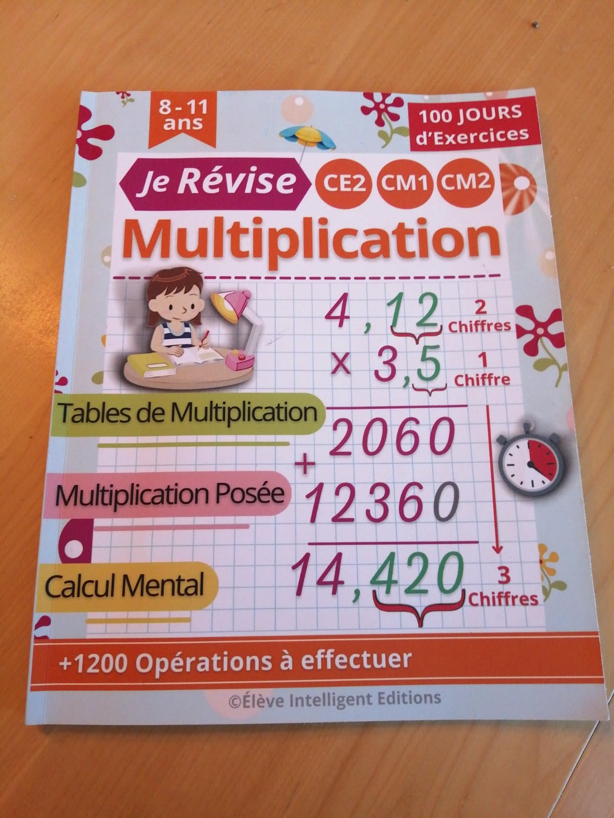 Avis Cahier Montessori : Révision de la Multiplication pour CE2, CM1 et CM2
