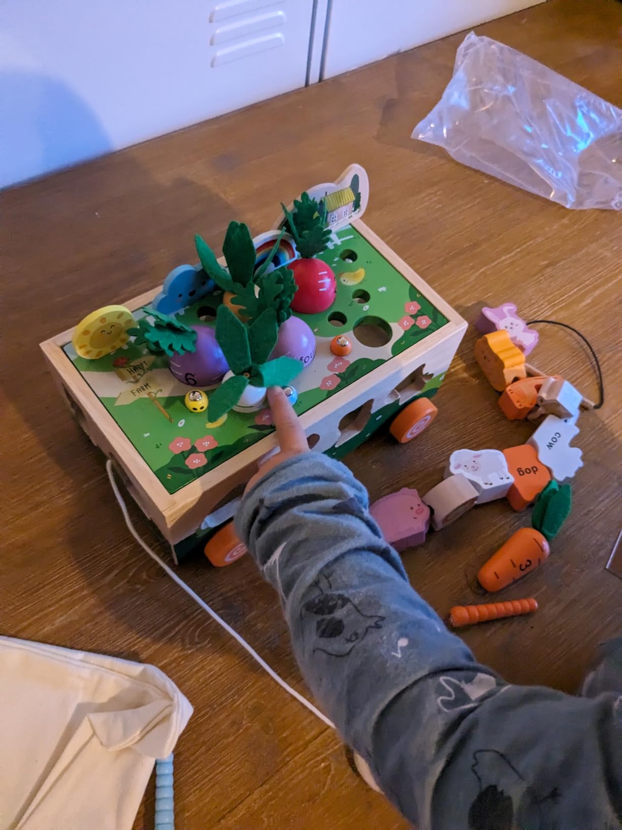 Avis Jeu de la ferme Montessori MutoToy® : jouet éducatif en bois pour bébé 1 à 4 ans