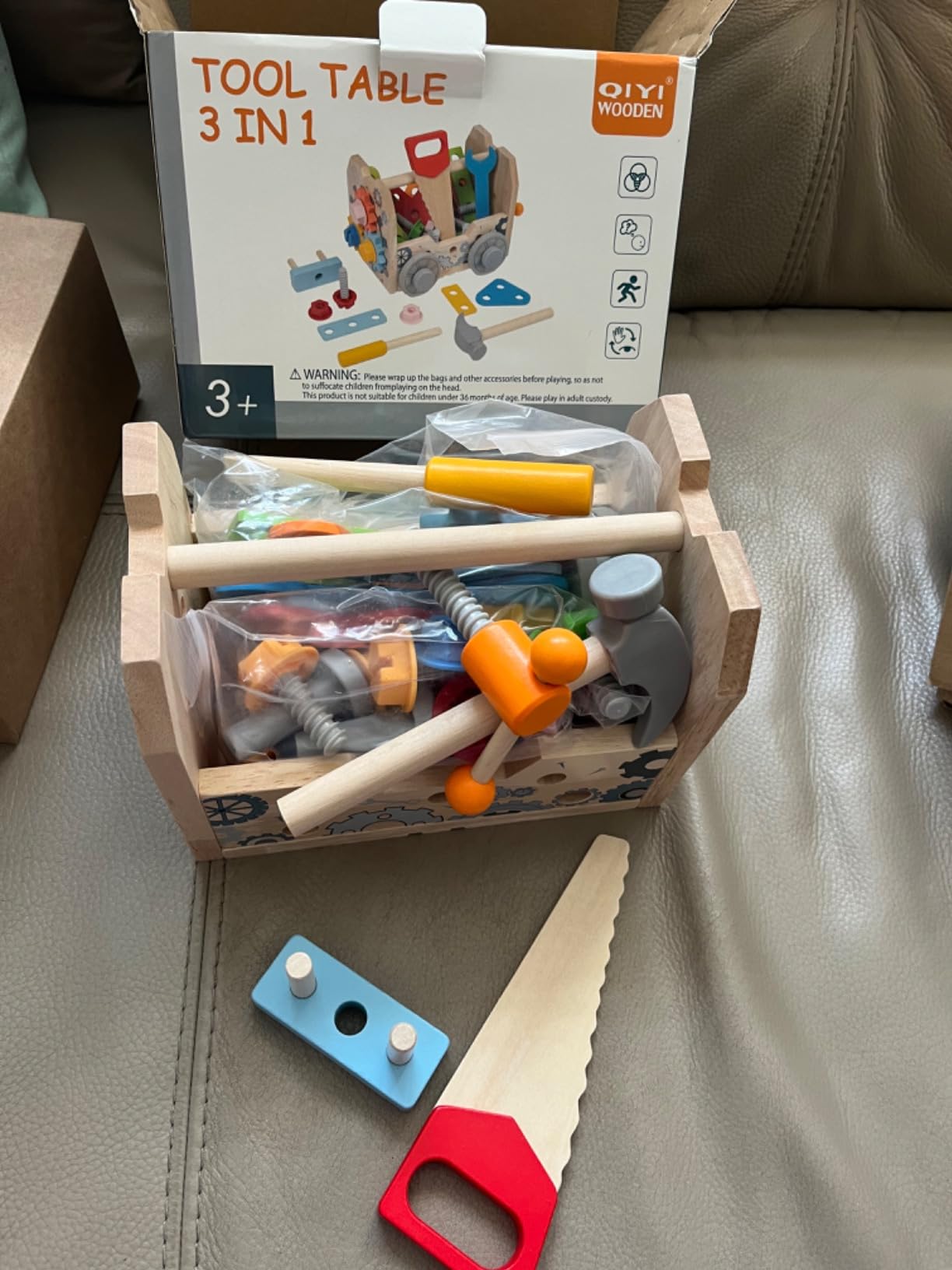 Avis Etabli enfant en bois Jonrryin : outil Montessori pour l’apprentissage du bricolage