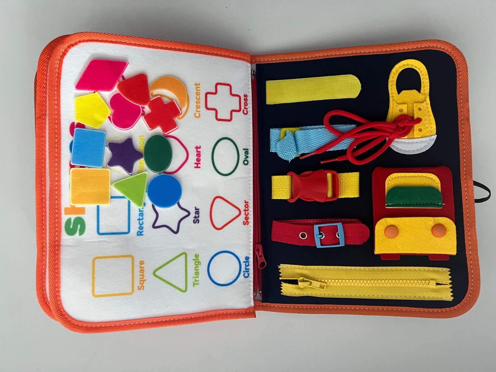 Busy Board Montessori – Livre D’activités Bébé 0-6 Ans, Jouet D’éveil Sensoriel Et Motricité Fine, Cadeau éducatif