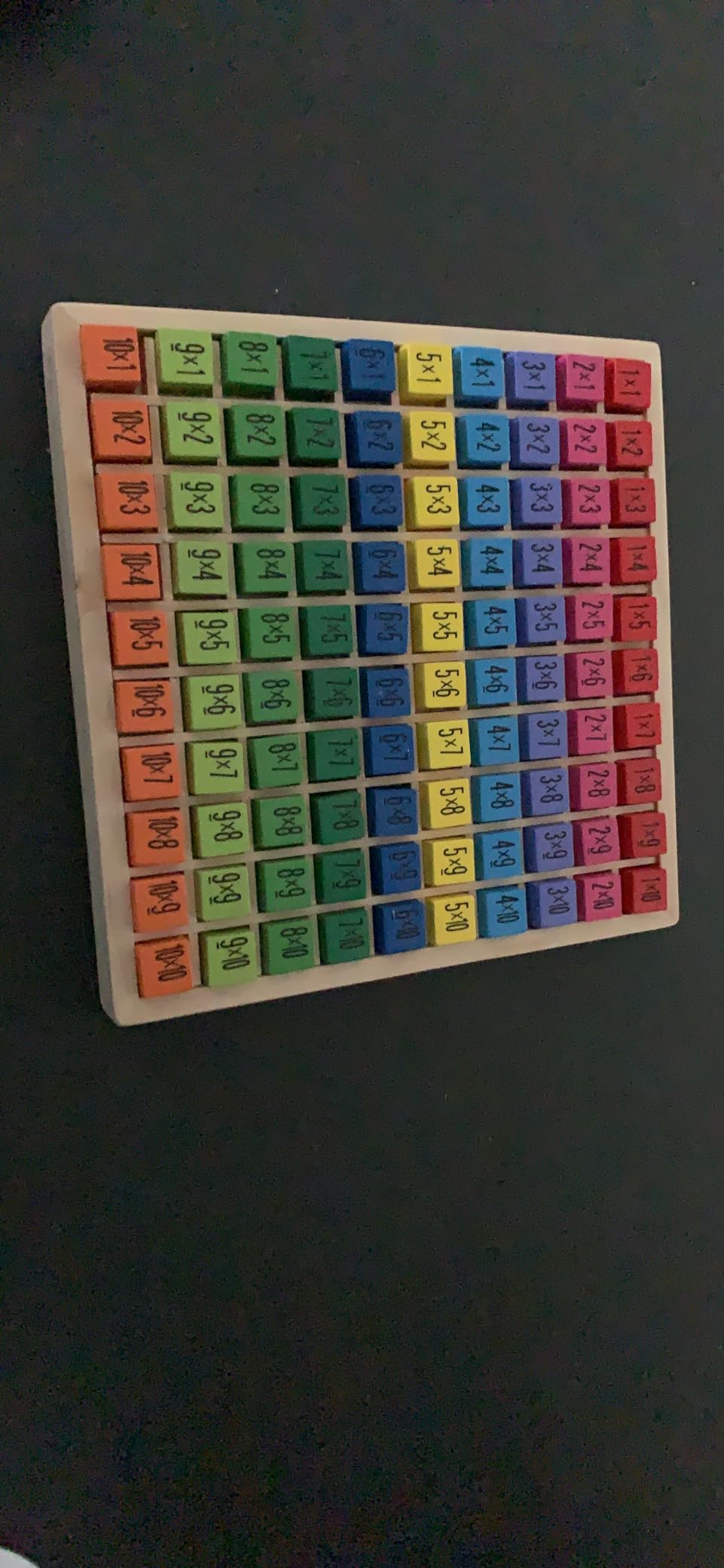 Avis Tableau de multiplication Montessori : jeu éducatif en bois pour enfants