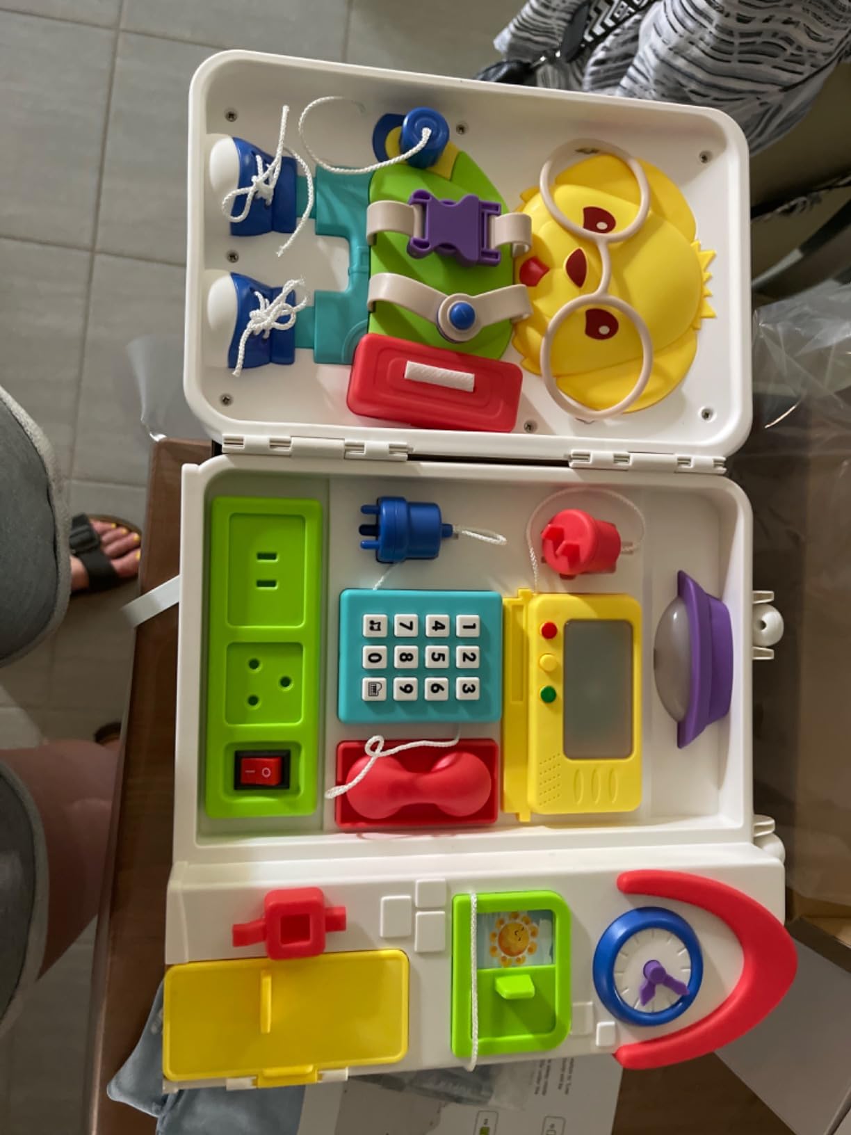 Avis Planche d’Activité Montessori 20 en 1 pour Tout-Petits : Jouet Éducatif Sensoriel