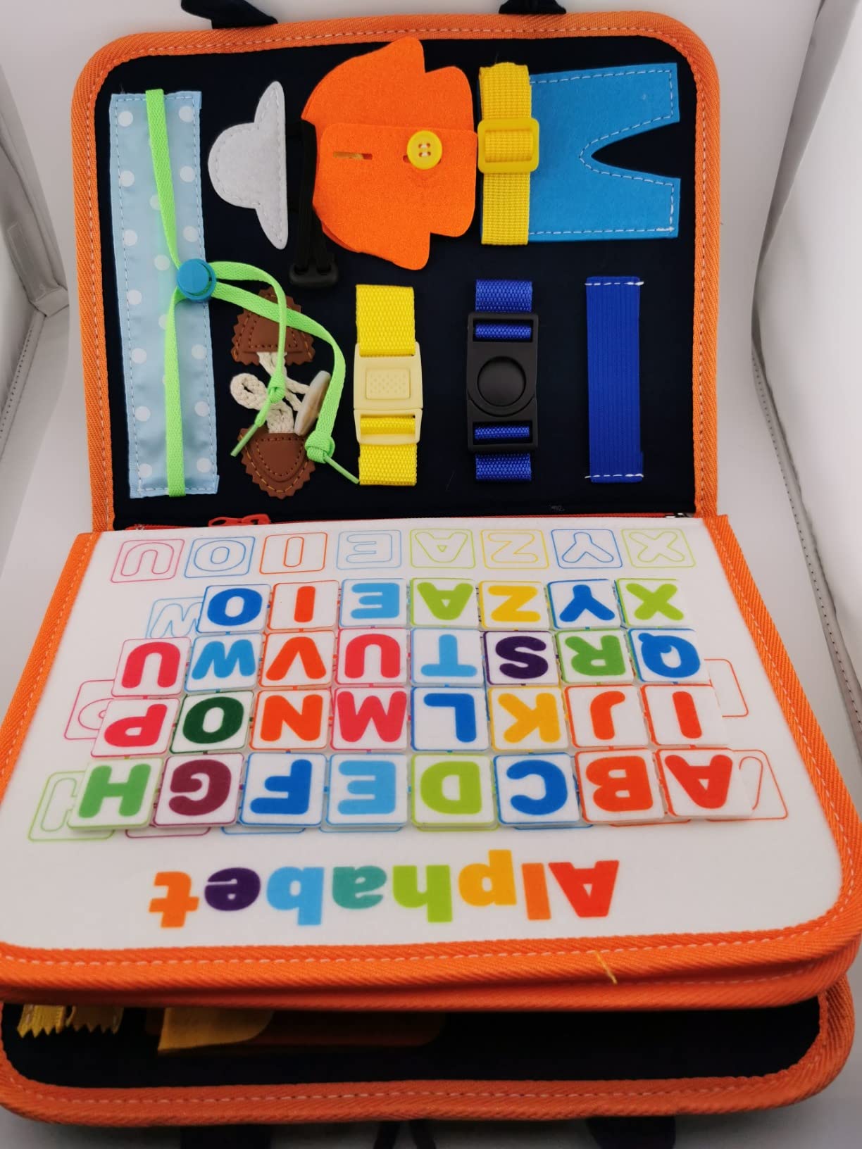 Avis Planche d’activité Montessori Achiyway 4 couches pour bébé 1-4 ans : un jouet éducatif pour voyage et motricité fine