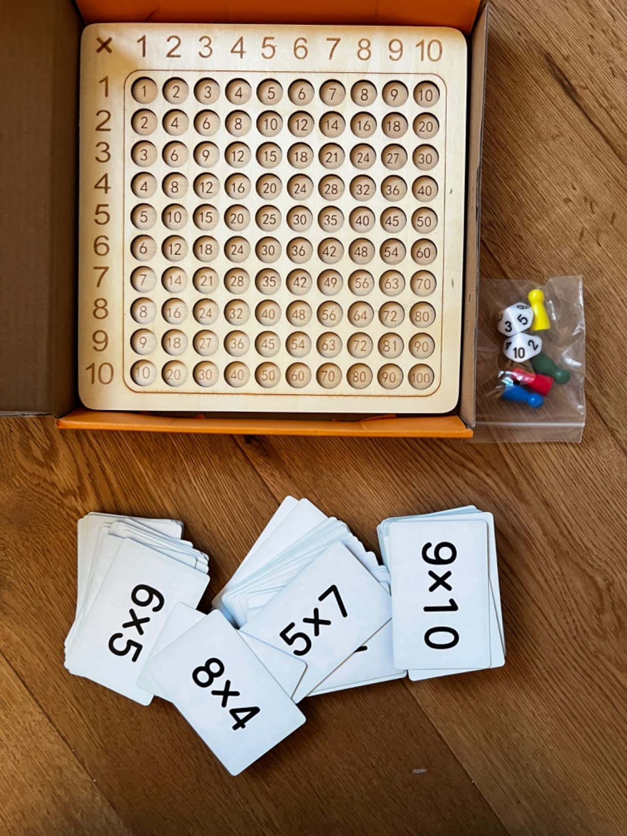 Avis Table de multiplication Montessori en bois pour enfants de 3 ans et plus