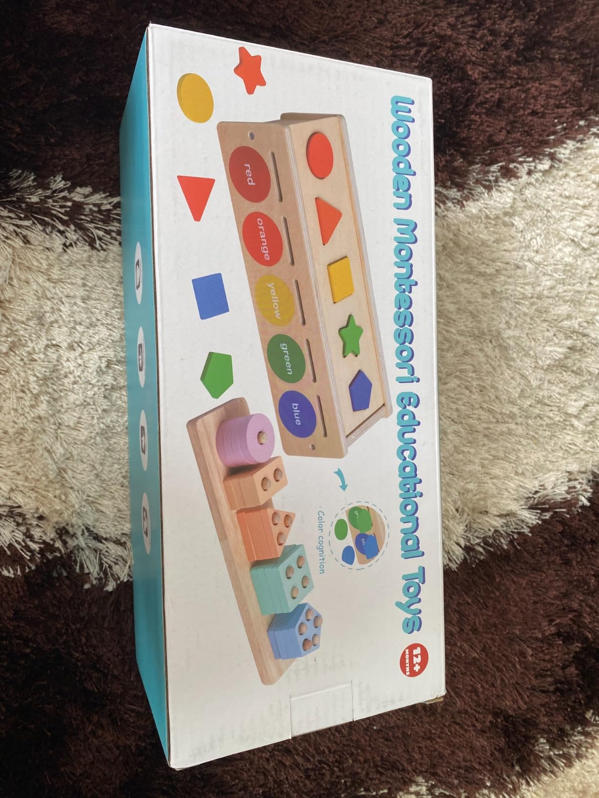 Avis Puzzle Montessori JustWood : Apprendre les formes et couleurs pour les enfants de 1 à 3 ans