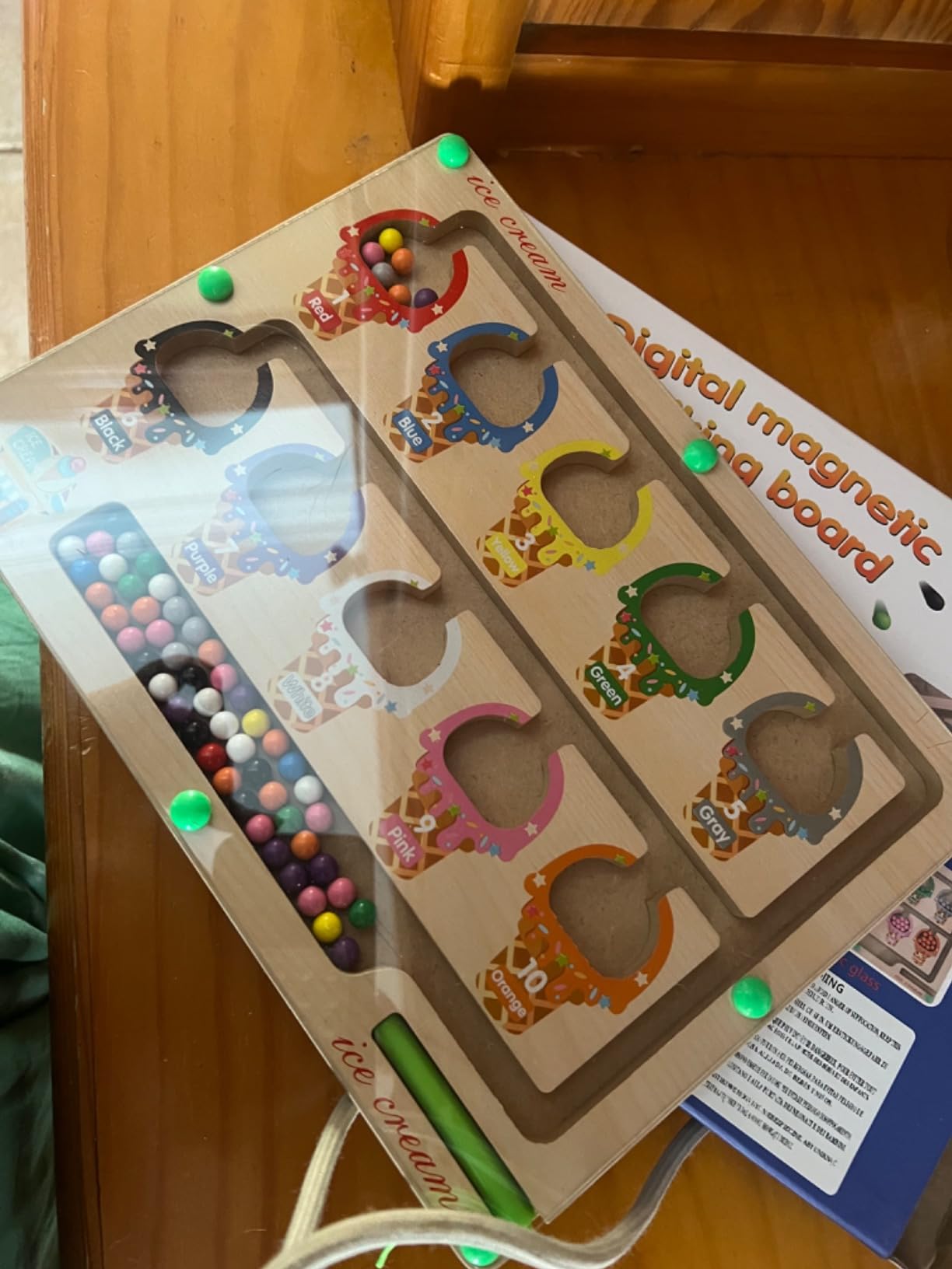 Avis Labyrinthe magnétique Montessori : jeu de tri et d’association des couleurs pour enfants