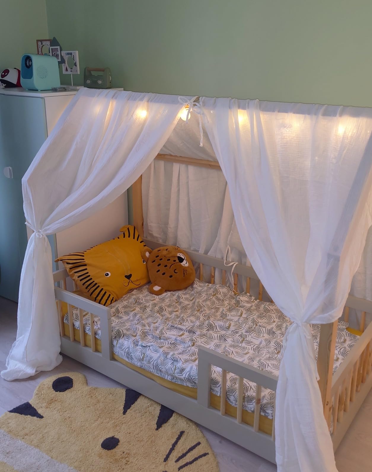 Avis Lit cabane Montessori Tiny 70x140cm de BAÏTA avec sommier inclus