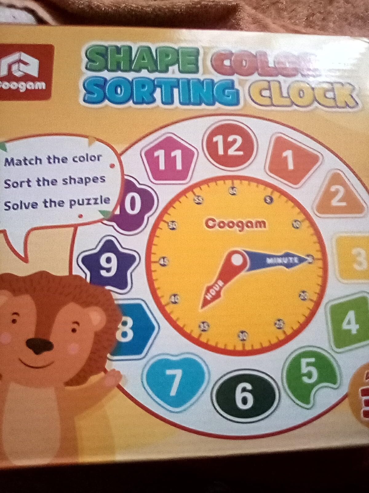 Avis Horloge Montessori Coogam : Jouet éducatif d’apprentissage précoce pour bébé
